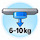 6 til 10 kg